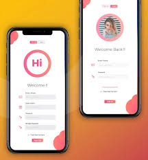 Modern Login Sign Up App Template In 2020 App Login App Template Mobile App Design Inspiration