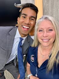 Heads up! The Salute to Heroes Charlotte Foundation hockey game is tomorrow  afternoon in Charlotte! Retired CMPD captain Michelle Hummel and CMPD  officer Chris Tolley joined us