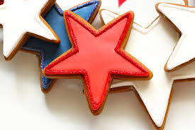 Cookie decorating dates back to at least the 14th century when in switzerland, springerle cookie molds were carved from wood and used to impress biblical designs into cookies. How To Make A 4th Of July Star Cookie Wreath Sweetopia