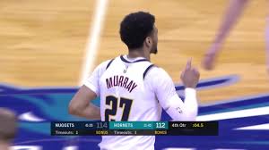 The hornets looked doomed after suffering injuries to lamelo ball and gordon hayward that looked to dash the team's hopes of a playoff trip. 4th Quarter One Box Video Charlotte Hornets Vs Denver Nuggets Youtube