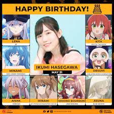 Happy birthday to Ikumi Hasegawa who voices as Asuna Ichinose! :  r/BlueArchive
