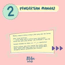 2 Pengertian Manhaj Di 2020 Ikan