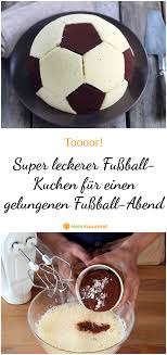 Sie möchten die erhitzten gemüter ihrer gäste etwas abkühlen oder mit einem kleinen fan einen geburtstag feiern? Super Leckerer Fussball Kuchen