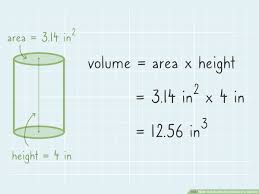 {eq}a = 2\pi r h + 2\pi r^2 {/eq}. How To Calculate The Volume Of A Cylinder 4 Steps With Pictures