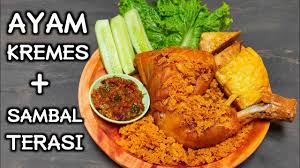 Resep sambel terasi enak buat ayam goreng.ikan goreng.tahu goreng.mantap cara pembuatan sambal terasi banyak teknik. Cara Membuat Ayam Kremes Dan Sambal Terasi Praktis Dan Enak Youtube