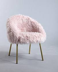 Get a luxurious look without breaking the bank right now. Furniture World Polly Faux Fur Accent Chair Pink Buy Online In China At China Desertcart Com Productid 58210708