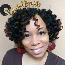 Freetress Fluffy Wand Curl For Those Who Love Big Hair Short Styles Like This Require A Dense Fully Packe Wand Curls Crochet Braids Curly Crochet Hair Styles