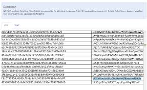 Bitcoin is currently worth $ as of the time you loaded this page. Breaking News The Address Of The Bitcoin From 2009 That Just Moved Is Listed A Kleiman Vs Wright Court Document Craig Wright Claimed To Own It But It Was Locked Outside Of