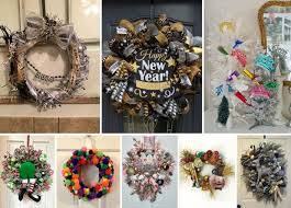Making a fall wreath is one of those decorating projects that is easy but very rewarding. 30 Magnificent New Years Eve Wreath Ideas For Home Decoration