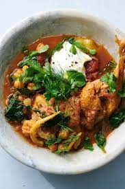 Braised Chicken With Rosemary Chickpeas And Salted Lemon Recipe Recipe Nyt Cooking Recipes Pea Recipes