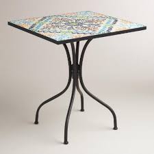 Mosaic Cadiz Square Bistro Table Bistro Table Outdoor Outdoor Patio Furniture Sets Affordable Outdoor Furniture