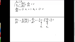 Solving A Second Order Differential Equation In Matlab Youtube
