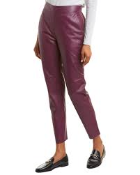 escada womens leather pant