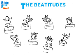 Kids Beatitudes Bible Coloring Page Bible Coloring Pages Bible Coloring Bible For Kids