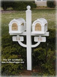 Shop our selection of mailboxes and mailbox posts, available in a variety of styles and sizes. Double Mailbox Posts