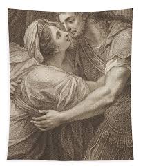 The meeting of Ulysses and Penelope Tapestry