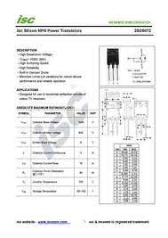 D5024 datasheet, d5024 pdf, replacement, equivalent, data sheets, d5024 pinout, schematic, circuit 2sd5072 Datasheet Equivalent Cross Reference Search Transistor Catalog