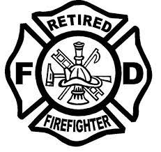 Retired Firefighter Maltese Cross Vinyl Decal Sticker Custom Etsy Cross Coloring Page Nemo Coloring Pages Maltese Cross