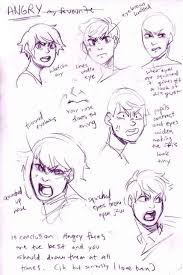 16 Angry Expression Drawing Drawing Expressions Drawing Tutorial Drawing Reference