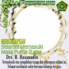 We did not find results for: Ucapan Selamat Purna Tugas