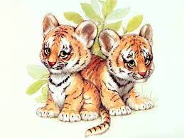 Printable Ruth Morehead Big Cats Art Cartoon Animals Cute Cartoon Animals