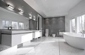 This modern bathroom features a timeless backdrop modernised by matt black taps, shower large format tiles are a godsend for modern family bathroom flooring. 40 Modern Bathroom Design Ideas Pictures Designing Idea