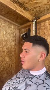 High Skin Fade with V Drop
