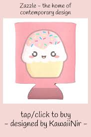 Kawaii Cupcake Can Cooler Zazzle Com Kawaii Cute Funny Cartoons Emoji Diy