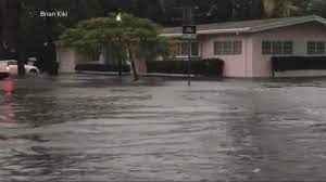 Listen to area radio and television stations and a noaa weather radio for possible flood warnings and reports of flooding in progress. Flash Flooding In Miami Video Abc News