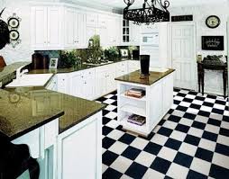 Perfect for the bathroom, kitchen and conservatory; Black White Checkered Garage Kitchen Continuous Vinyl Flooring Checkeredfloor Com