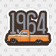 Image result for Orange 1964 Truck