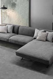 Sofá seccional orientado a la izquierda, sofá en forma de l para sala de estar familiar, moderno sofá seccional de terciopelo grande con un chaise lounge extra ancho (púrpura): Sofas Modernos 60 Modelos Inspiradores E Dicas Para Escolher
