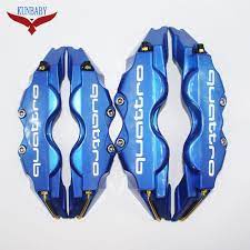 Kunbaby 4pcs Car Styling Disc Brake Quattro Caliper Cover Front Rear For Audi A3 A4 A5 A6 A7 A8 S3 S4 S5 S6 Q3 Q5 Q7 Tt R Interior Accessories Accessories