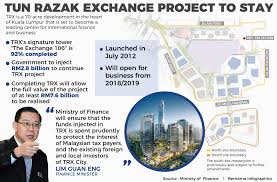 — screen capture via trx.my. Government To Proceed With Trx Project Termination Too Costly
