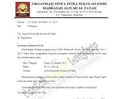 Contoh surat dinas osis untuk smp dan sma terbaru tahun 2021. Contoh Surat Dinas Osis Smp Contoh Surat