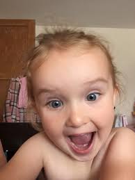 Granddaughter worked out how to take a selfie.