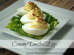 Creamy Deviled Eggs My Recipe Confessions Appetizer Bites Recipes Perfect Boiled Egg
