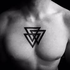 Chest Tattoo 53 Stylish Ideas Style Max Mayo Tattoos For Guys Triangle Tattoo Chest Tattoo Ideas