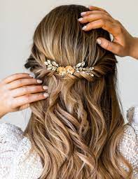 brautfrisur halboffen fur lange haare 30 ideen hochzeitskiste brautfrisuren lange haare frisur braut frisur lange haare locken