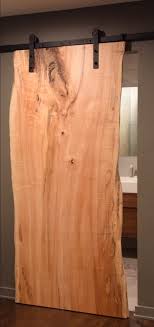 Live Edge Sliding Door Solid Maple Live Edge Door Live Edge Furniture Sliding Barn Door Sliding Live Edge Door Porte Coulissante Porte Galandage Porte Coulissante Bois