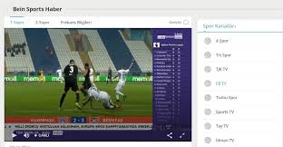 Kesintisiz bein sports, justin tv, lig tv ve tivibu spor üzerinden süper lig dahil tüm ligleri ve avrupa maçlarını sitemizden hd kalite bedava canlı maç izle. Bein Sports Haber Izleme Tv Kanal