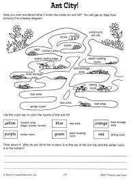09 Ant City Worksheet Jpg 1105 1507 Ants Worksheet Ants Ant Unit Study