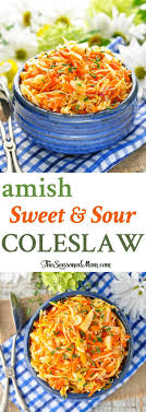 The amish are prolific canners, essential when you have a large family and big garden to match. Amish Coleslaw Dressing Recipe
