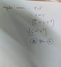 Modest force which means we get to use conservation of momentum for our system so was this going to look like well the momentum formula is mass times velocity so the initial momentum of the system let's see i'd have to add up initial momentum of the orange is 0.4 kilograms that's the mass times the. 3 Alpha Beta Neq Gamma The Dimensional Formula Of Rate Of Change Of Angular Momentum Is Begin Array Ll Text 1 Left M L 2 T 2 Right Text 4 Left M L 2 T 1 Right Text 158