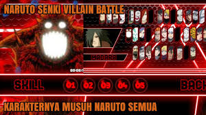 Meskipun sedan sendiri, sobat tidak akan kesepian lagi saat memainkan game download naruto senki beta apk ini pemain dapat memilih ninja hero. Naruto Senki Mod Apk Naruto Senki Villain Battle Youtube