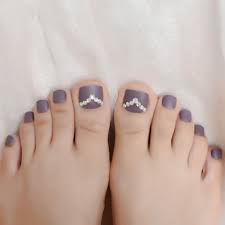Hi all lovers of nail polish eco created colors is a custom handmade 10 free, cruelty free, vegan polish~~~ 10 free is better for you and me! Cutomize Fake Toenails Matte Cream Purple Rhinestones Designed Hand Crafted Acrylic Toe Nails White With Glue Sticker Buy Online At Best Prices In Bangladesh Daraz Com Bd