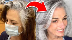 The more you chop off, the thicker is part left, since your hairs tend to grow thin and brittle towards the ends. Youthful Gray Hair Transformations Over 50 Hairstyles 2020 Women Haircuts Ideas Age Hairstyle Youtube