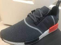 Adidas nmd r1 neu ungetragen rot größe 45 1/3. Neu Adidas Nmd R1 Grau Rot Wolle 3m Reflektierend S31510 Herren Grosse 12 Og Ebay