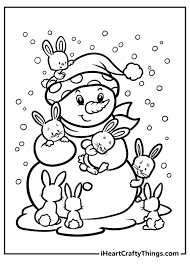 Download pdf file with winter counting books and color, count, and read with this winter. Snowman Coloring Pages Updated 2021