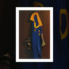 Always Blue and Gold" art print by Ricky Drew